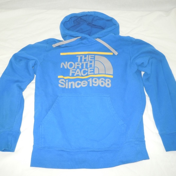 The North Face Blue Logo Hoodie Sweater 